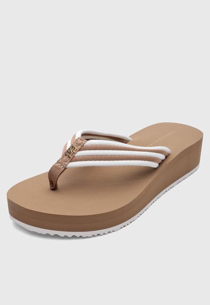 Sandalias Plataforma TOMMY HILFIGER Stripe Café