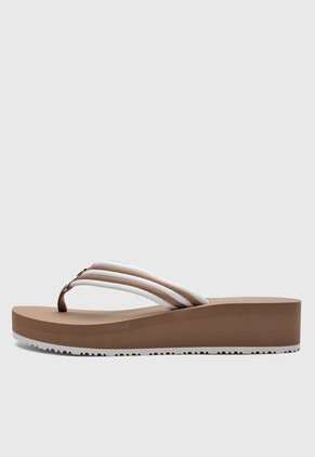 Sandalias Plataforma TOMMY HILFIGER Stripe Café