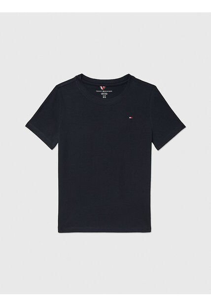 Camiseta Negra Nantucket Con Logo Tommy Hilfiger