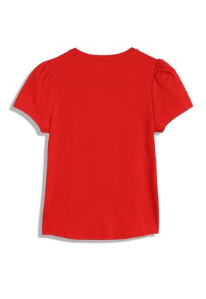 Camiseta Roja De Manga Corta Con Logo Script Tommy Hilfiger