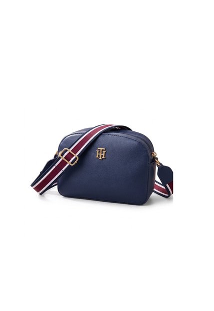 Bolso Azul Cruzado En Forma De Media Luna Tommy Hilfiger