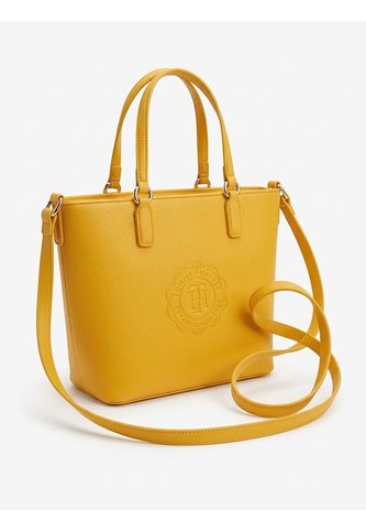 Bolso Amarillo Shopper Vertical Con Logo Monograma TH Tommy Hilfiger Tommy Hilfiger