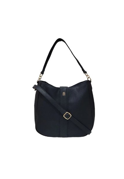 Bolso Negro Satchel Tommy Hilfiger