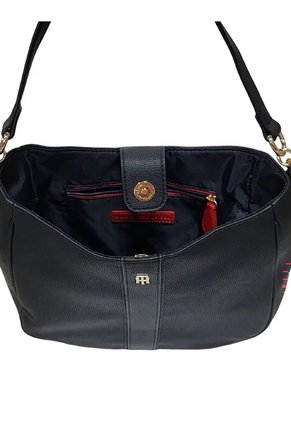 Bolso Negro Satchel Tommy Hilfiger