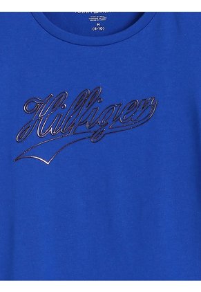 Camiseta Multicolor De Manga Corta Con Logo Script Tommy Hilfiger