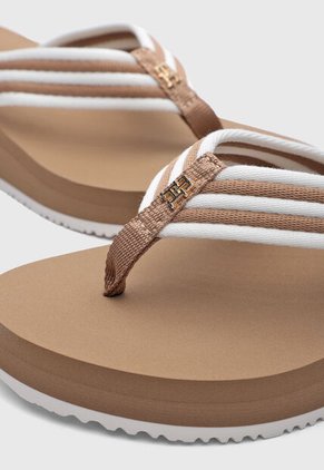 Sandalias Plataforma TOMMY HILFIGER Stripe Café