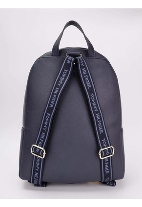 Morral Azul Mediana Redondeada Con Logo Script Tommy Hilfiger