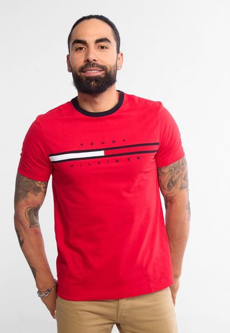 Camiseta TOMMY HILFIGER Rojo Tommy Hilfiger