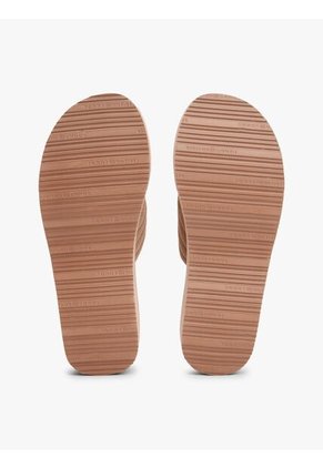 Sandalias Beige Con Plataforma Tipo Cuña Tommy Hilfiger