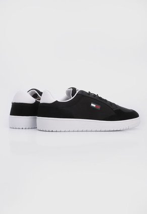 Tenis Lifestyle Negro-Blanco Tommy Hilfiger Tommy Jeans City Textile Cupsole