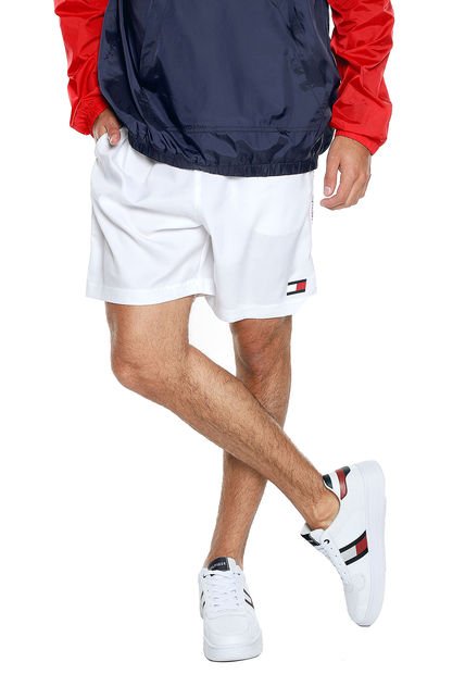 Pantaloneta Blanco Tommy Hilfiger Sports Short Tape Detail - Compra Ahora |  Dafiti Colombia