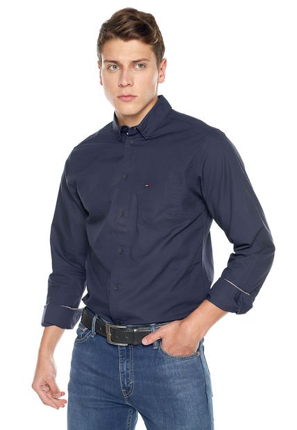 Camisa Azul Navy Tommy Jeans