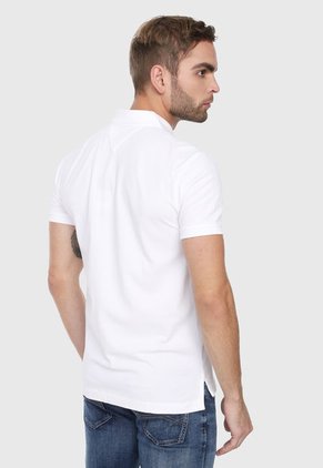 Polo Blanco-Azul-Rojo Tommy Jeans