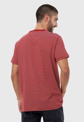 Camiseta Vinotinto-Rojo Tommy Jeans