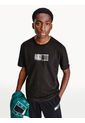 Camiseta Clásica Con Logo Metalizado Negro Tommy Jeans de Tommy Jeans