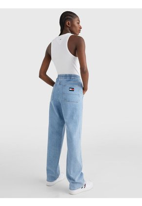 Body Sin Mangas Con Logo Distintivo Blanco Tommy Jeans