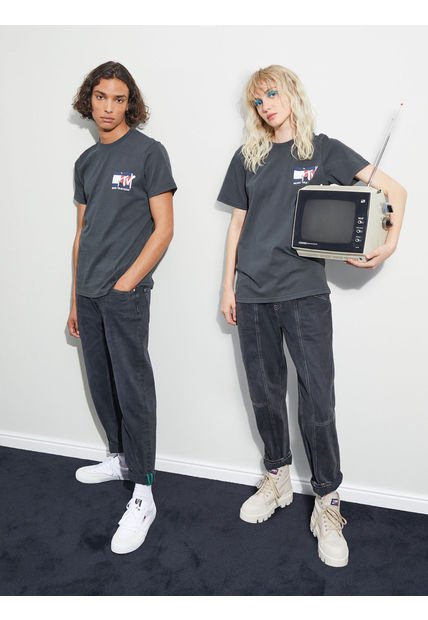Camiseta Manga Corta Negro X Mtv Tee