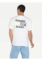 Camiseta Con Logo En El Pecho Blanco Tommy Jeans de Tommy Jeans