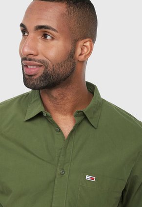 Camisa Verde Tommy Jeans