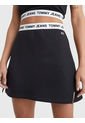 Minifalda Ajustada Con Inscripción Hombre Negro Tommy Jeans de Tommy Jeans