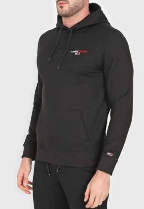 Buzo Negro-Rojo-Blanco Tommy Jeans