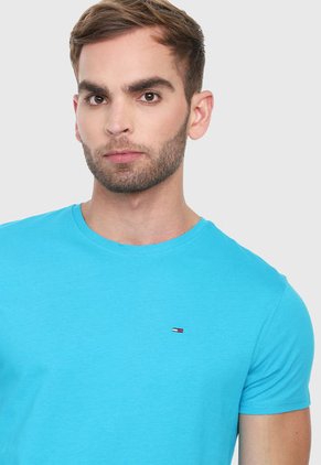 Camiseta Azul Turquesa Tommy Jeans