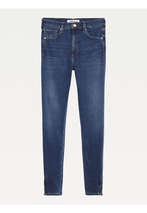 Jeans Nora Ceñidos Con Cremalleras Y Talle Medio Mujer Tommy Jeans