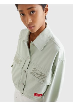 Cazadora Surplus Con Logo Bordado Gris Tommy Jeans