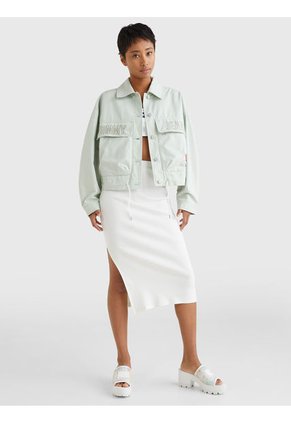 Cazadora Surplus Con Logo Bordado Gris Tommy Jeans