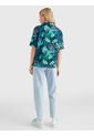 Camisa De Manga Corta Con Estampado Tropical Verde Tommy Jeans de Tommy Jeans