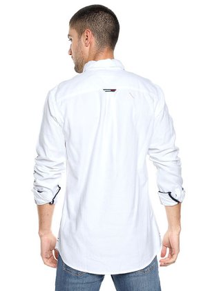 Camisa Blanco Tommy Jeans Solid Brushed