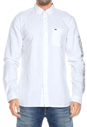 Camisa Blanco Tommy Jeans Solid Brushed