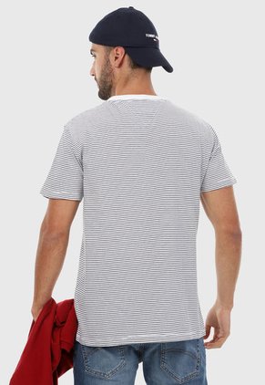 Camiseta Blanco-Azul Navy Tommy Jeans