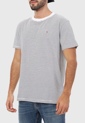 Camiseta Blanco-Azul Navy Tommy Jeans