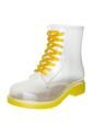 Bota Media Top Moda Transparente-Amarillo de TOP MODA