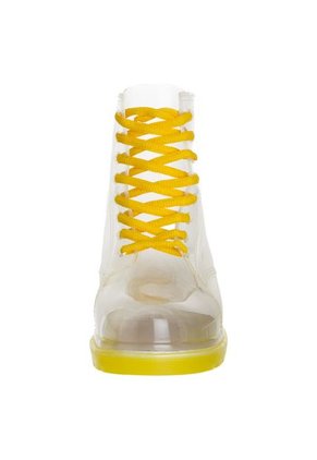 Bota Media Top Moda Transparente-Amarillo