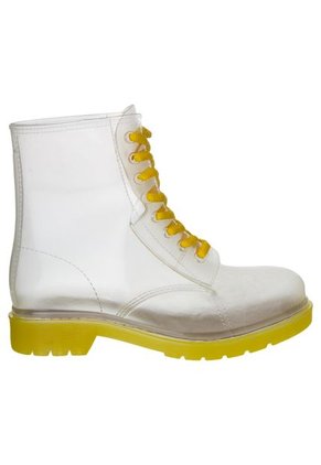 Bota Media Top Moda Transparente-Amarillo