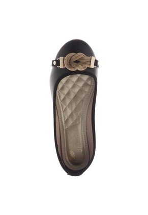 Baletas Clasicas Top Moda Negro-Negro