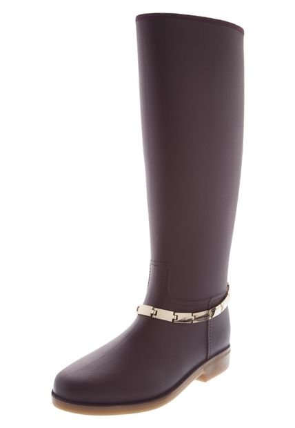 Bota Alta Top Moda Vinotinto - Compra Ahora | Dafiti Colombia