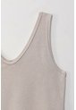 Topmark Camiseta Básica Manga Sisa Crudo Con Textura Suave Para Mujer de topmark