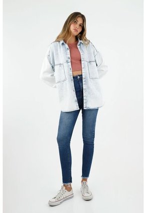 Topmark Chaqueta Azul Para Mujer