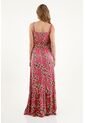 Vestido Largo Estampado Para Mujer de topmark