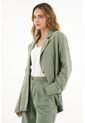 Topmark Blazer Forrado Verde Para Mujer de topmark
