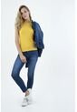 Camiseta Amarilla Para Mujer de topmark