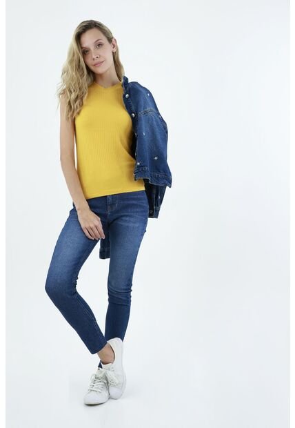 Camiseta Amarilla Para Mujer