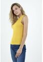 Camiseta Amarilla Para Mujer de topmark