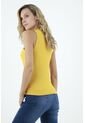 Camiseta Amarilla Para Mujer de topmark