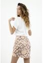 Falda Corta Estampada Para Mujer de topmark