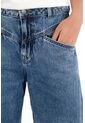 Topmark Jean Con Cortes Decorativos Tono Medio Para Mujer de topmark