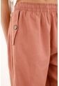 Topmark Pantalón Recto De Pretina Elástica Naranja Para Mujer de topmark